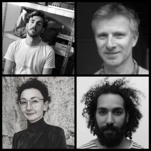 The four external jury members of the artistic residency